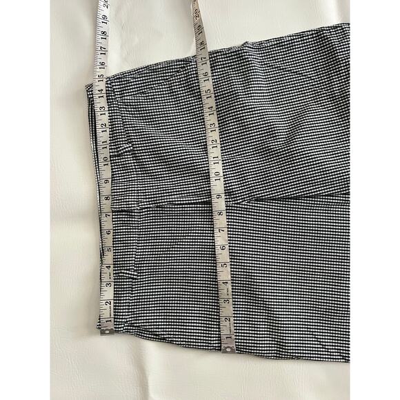 Sag Harbor Sport Vintage gingham black & white capri pants size 8 preppy mom - Picture 8 of 11